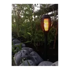 Solar Alev Efektli Bahçe Lambası