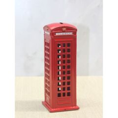 Dekoratif Metal Telefon Kulübesi Kumbara