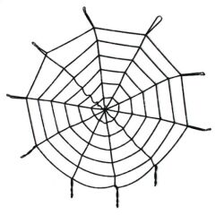 Halloween CadÄ±lar BayramÄ± Ã–rÃ¼mcek AÄŸ Dekor Siyah