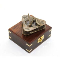 Ahşap Kutulu Pusula Model 11