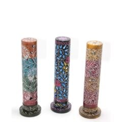 Obsidian Taşı İşlemeli Kule Tütsülük Model 1