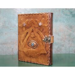Taşlı Deri Defter Model 4